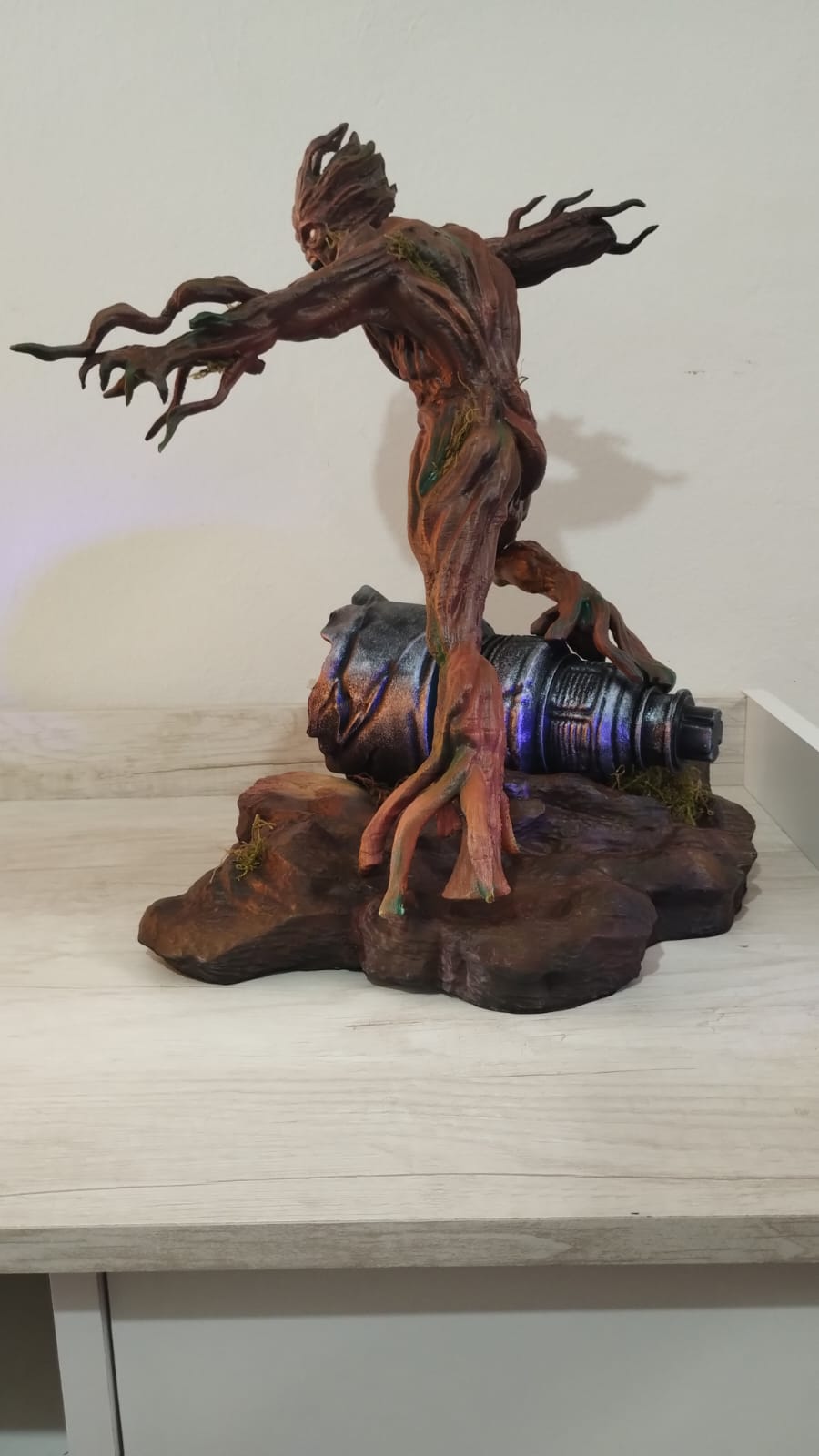 Diorama de Rocket y Groot