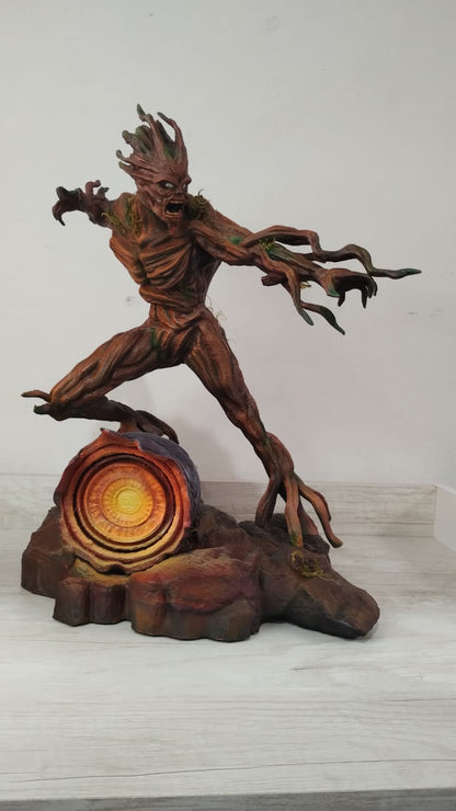Diorama de Rocket y Groot