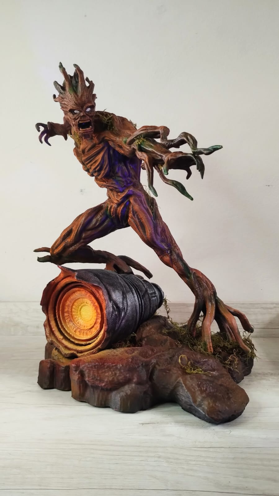 Diorama de Rocket y Groot