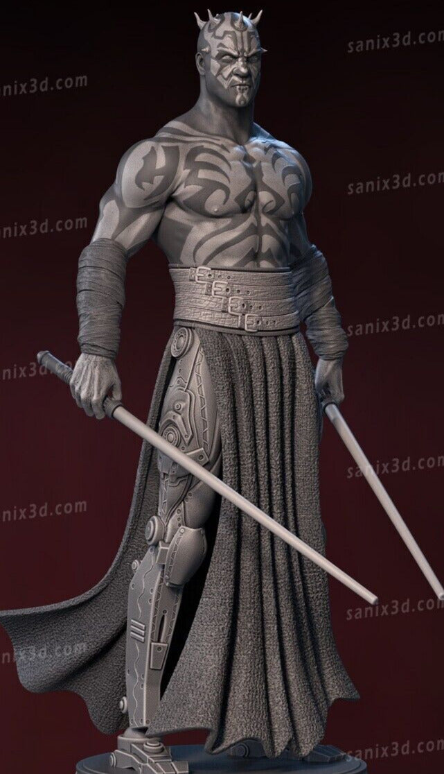 impresion resina Darth Maul 1:10